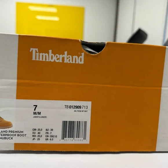 Timberland Men's Boots - Wheat Tan Size 7M EUC with box - Picture 6 of 6